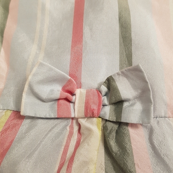 Gymboree girls size 12-18 months dress vertical light color stripes has pockets - Picture 2 of 6